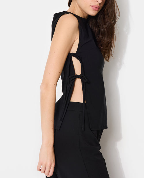 Top encolure bateau avec nouettes côtés - PIMKIE - 2