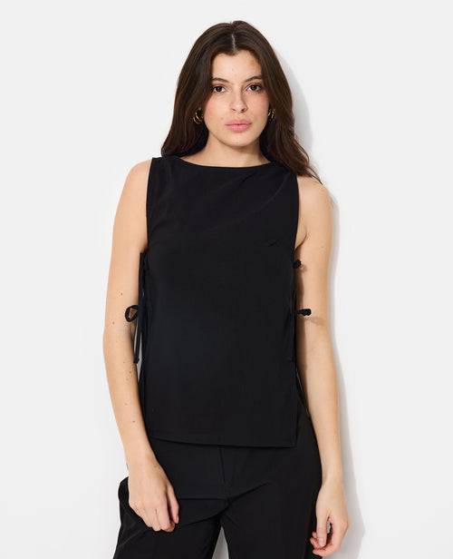 Top encolure bateau avec nouettes côtés - PIMKIE - 5