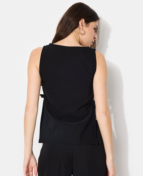 Top encolure bateau avec nouettes côtés - PIMKIE - 6