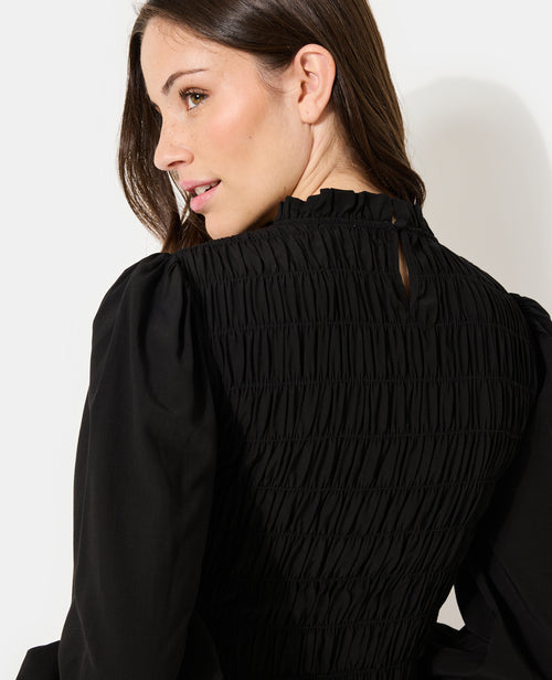 Blouse effet gaufré avec volants et manches ballons - PIMKIE - 2