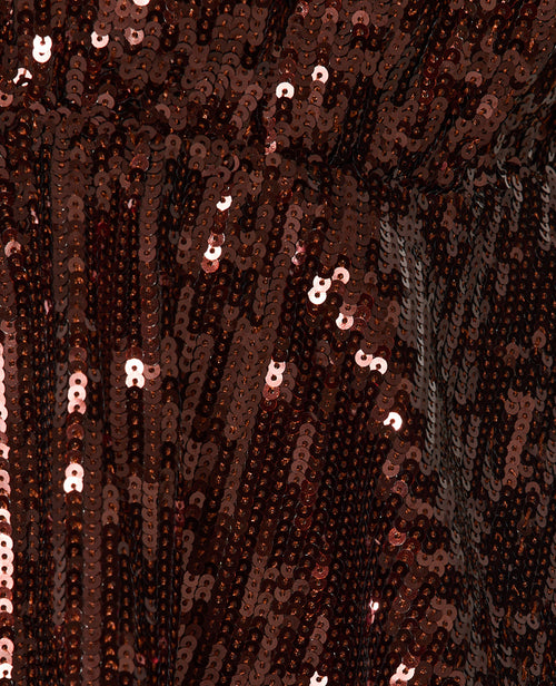 Top à bretelles forme peplum avec sequins - PIMKIE - 7