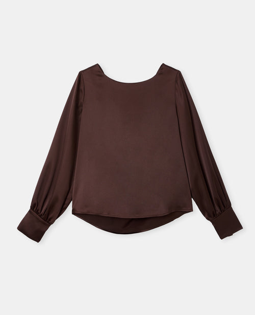 Blouse en satin avec dos dégagé - PIMKIE - 4