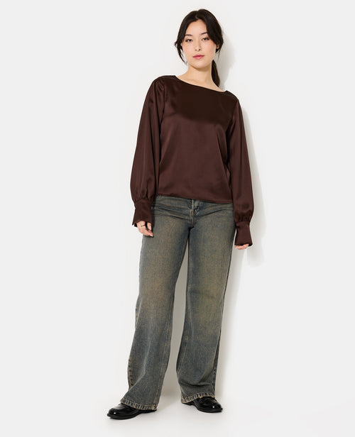 Blouse en satin avec dos dégagé - PIMKIE - 7