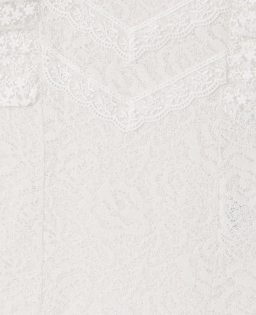 Top en maille ajourée avec dentelle - PIMKIE - 2