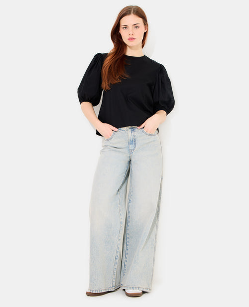 Blouse col rond avec manches ballons - PIMKIE - 3