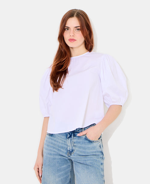 Blouse col rond avec manches ballons - PIMKIE - 2