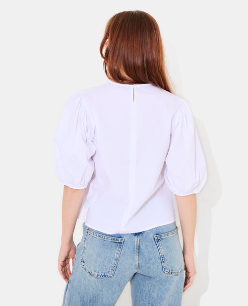 Blouse col rond avec manches ballons - PIMKIE - 6