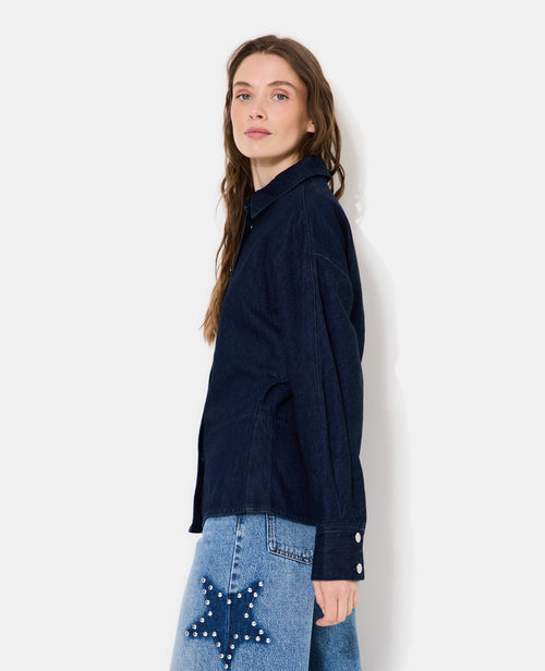 Chemise en jean cintrée avec manches chauve-souris - PIMKIE - 7