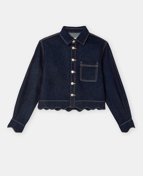Chemise en jean avec bords zig-zag - PIMKIE - 4