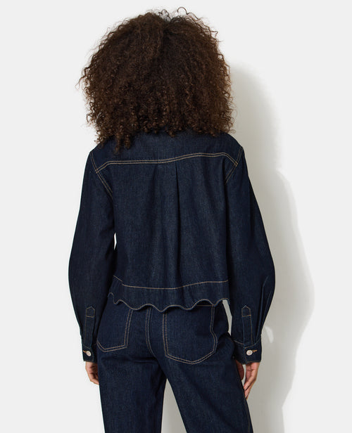 Chemise en jean avec bords zig-zag - PIMKIE - 6