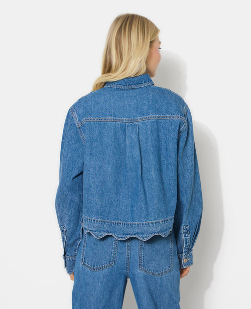 Chemise en jean avec bords zig-zag - PIMKIE - 6