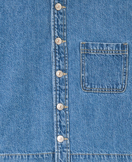 Chemise en jean avec bords zig-zag - PIMKIE - 8