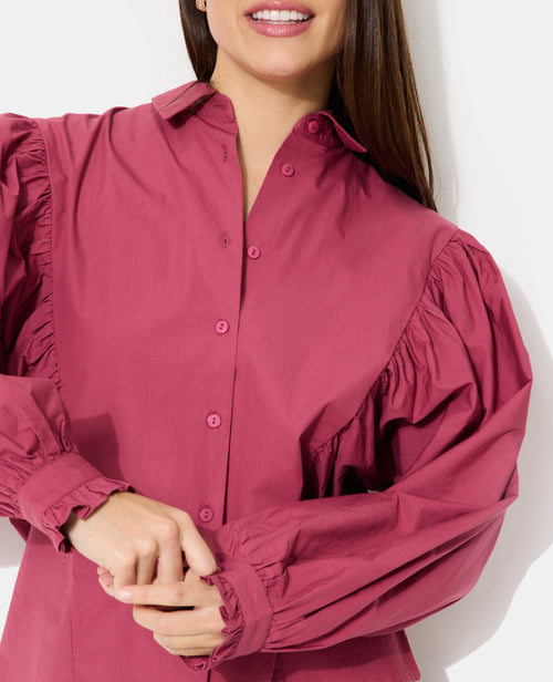 Chemise avec fronces et manches chauve-souris - PIMKIE - 2