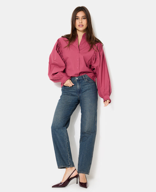 Chemise avec fronces et manches chauve-souris - PIMKIE - 5