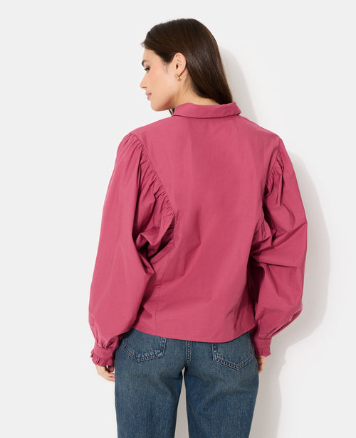 Chemise avec fronces et manches chauve-souris - PIMKIE - 6