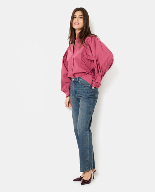 Chemise avec fronces et manches chauve-souris - PIMKIE - 7