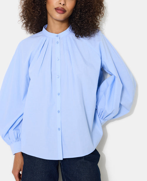 Blouse rayée avec pinces et manches ballons - PIMKIE - 2