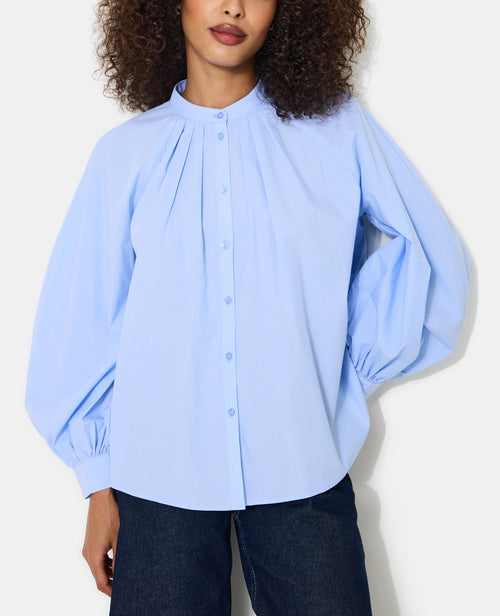 Blouse rayée avec pinces et manches ballons - PIMKIE - 7