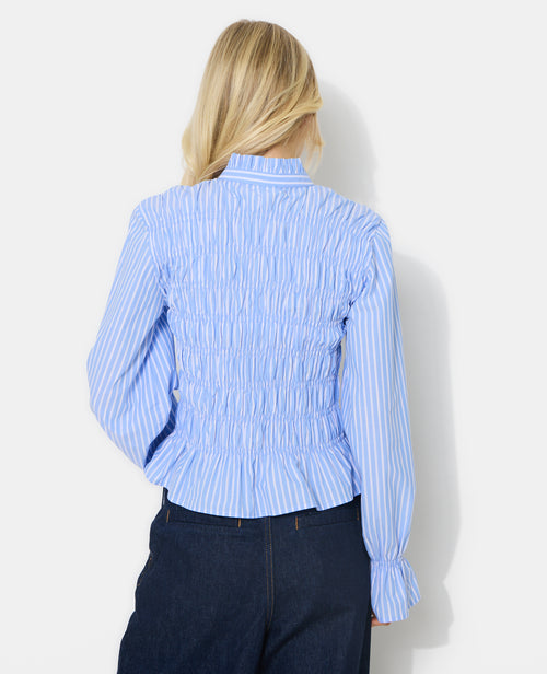 Chemise smockée et rayé avec manches ballons - PIMKIE - 6