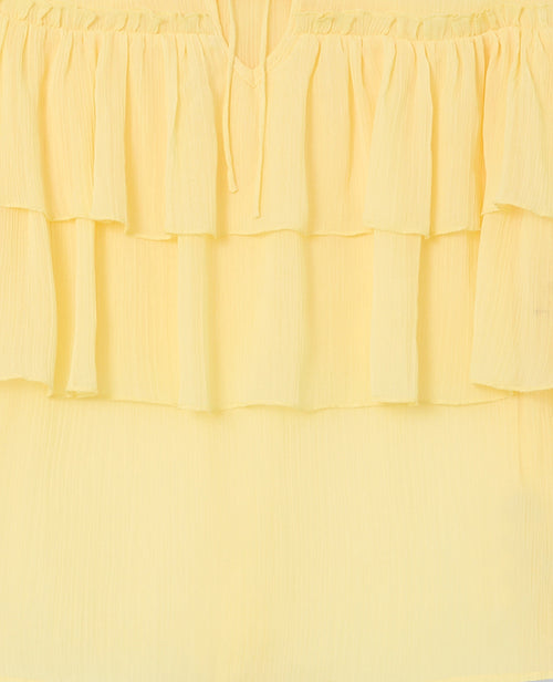Blouse en voile avec volants et manches flare - PIMKIE - 8