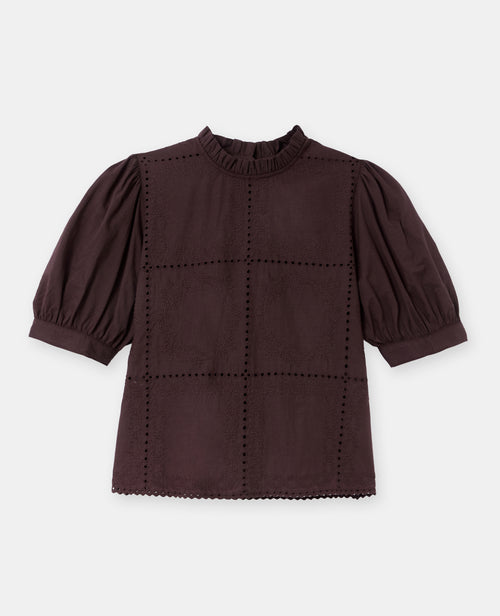 Blouse avec détails ajourés et broderies - PIMKIE - 4