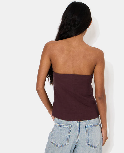 Top bustier avec boutons fantaisie - PIMKIE - 6