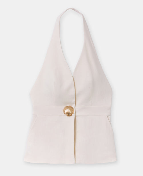 Top dos-nu avec détail coquillage - PIMKIE - 4