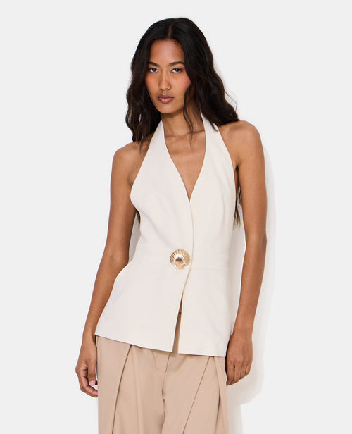 Top dos-nu avec détail coquillage - PIMKIE - 5