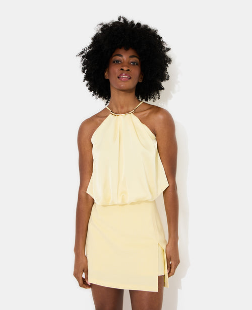 Top boule en satin avec détail bijou - PIMKIE - 5