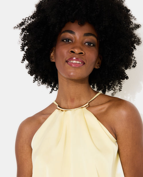 Top boule en satin avec détail bijou - PIMKIE - 7