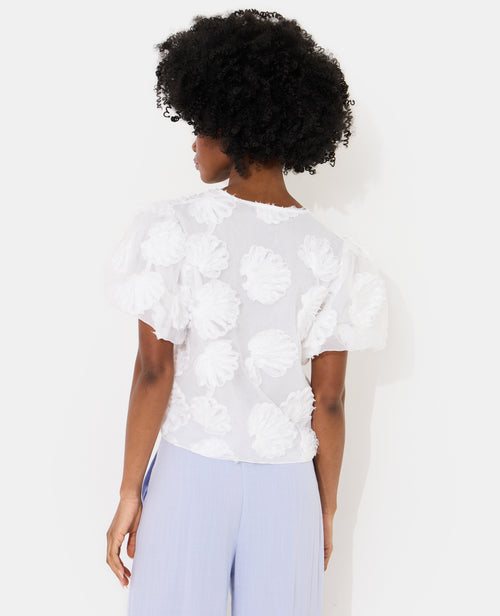 Chemisier en organza avec coquillages - PIMKIE - 6