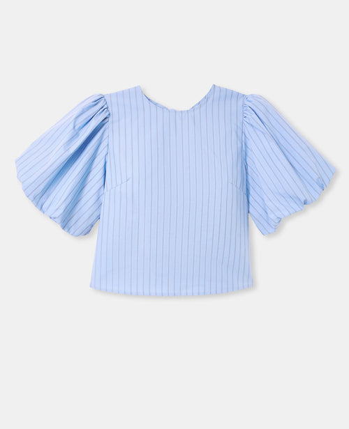 Blouse rayée manches ballons - PIMKIE - 4