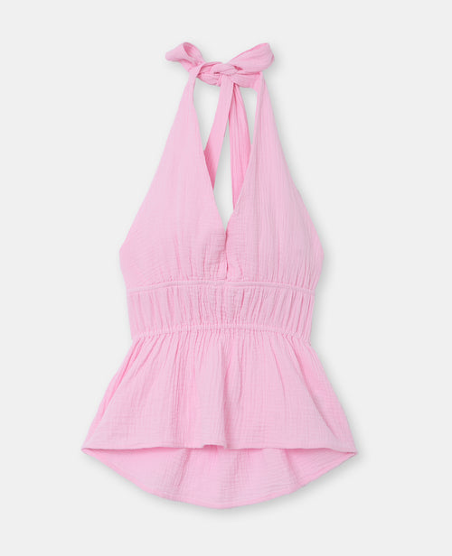 Top dos-nu en gaze de coton - PIMKIE - 4