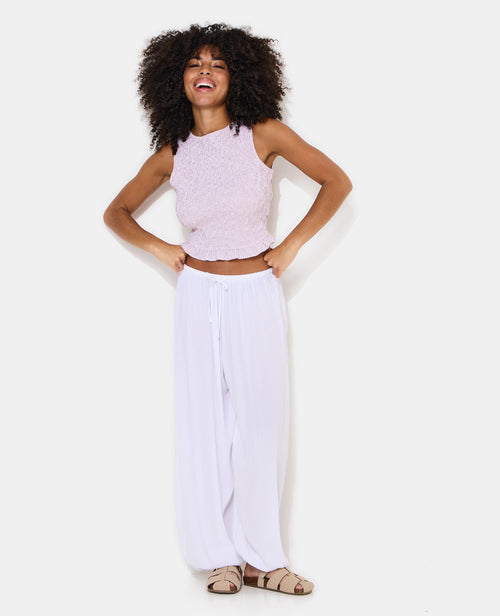 Top rayé smocké avec dos ouvert - PIMKIE - 5