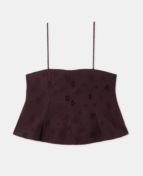 Top à bretelles avec fleurs en broderie anglaise - PIMKIE - 4