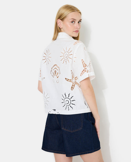 Chemisette avec broderies ajourées - PIMKIE - 6