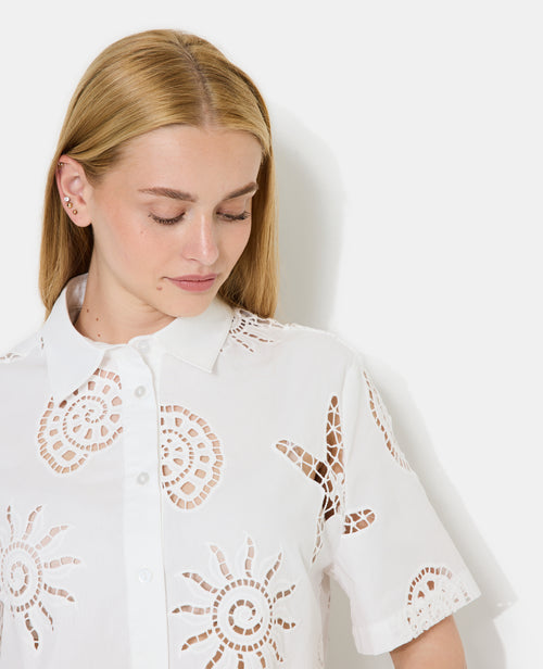 Chemisette avec broderies ajourées - PIMKIE - 7