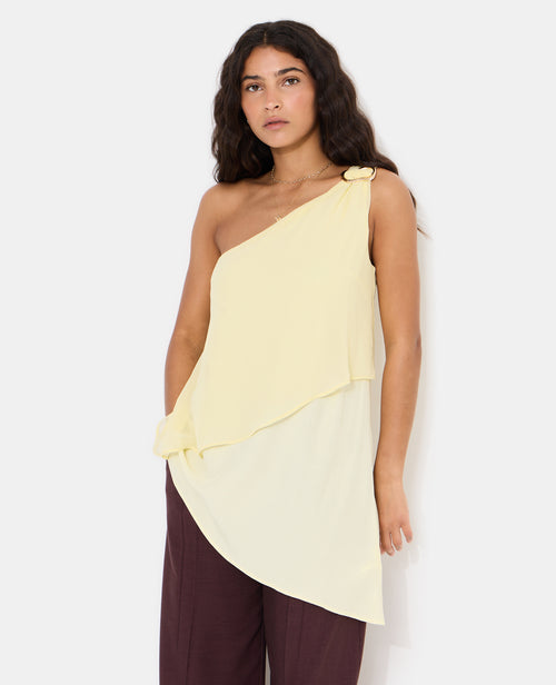 Top asymétrique one shoulder avec boucle - PIMKIE - 5