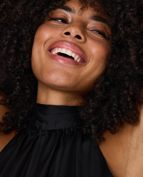 Top court dos-nu en satin - PIMKIE - 2