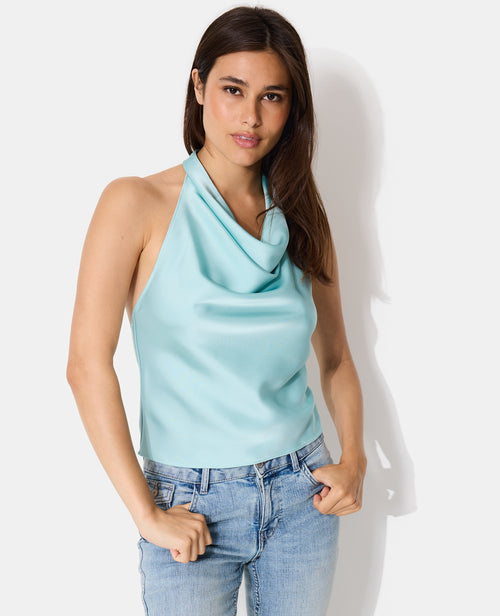 Top dos-nu en satin - PIMKIE - 1