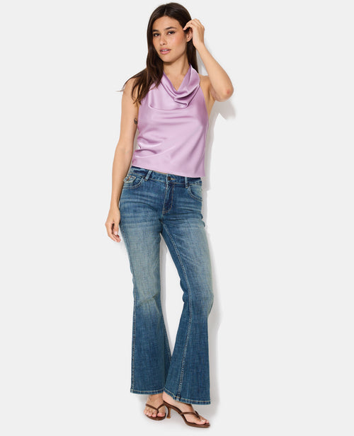 Top dos-nu en satin - PIMKIE - 3
