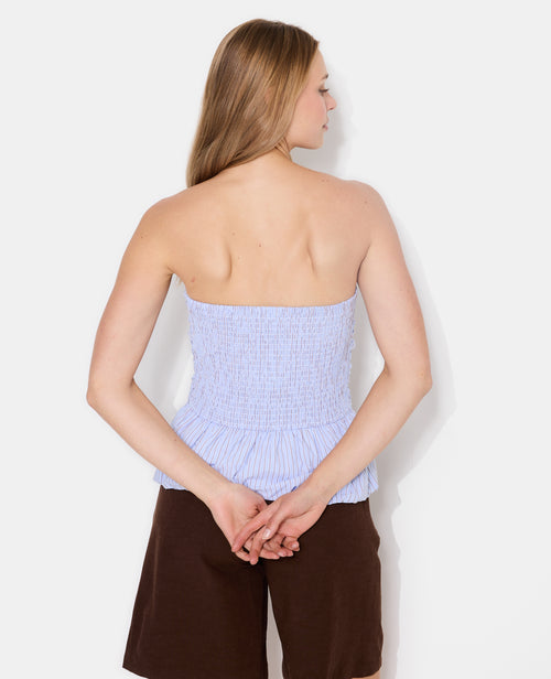 Top bustier avec forme boule motif rayures - PIMKIE - 6