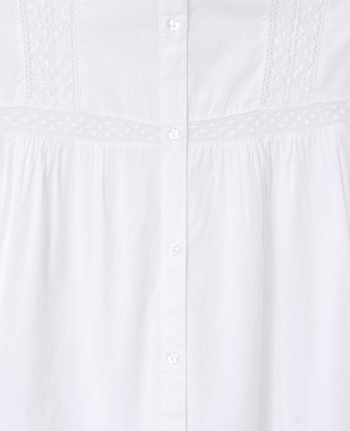 Blouse avec dentelle manches courtes ballons - PIMKIE - 7