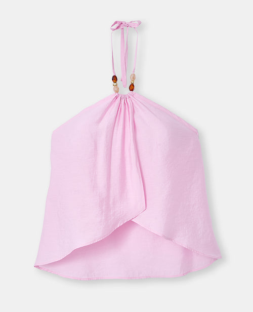 Top foulard dos-nu avec perles - PIMKIE - 4