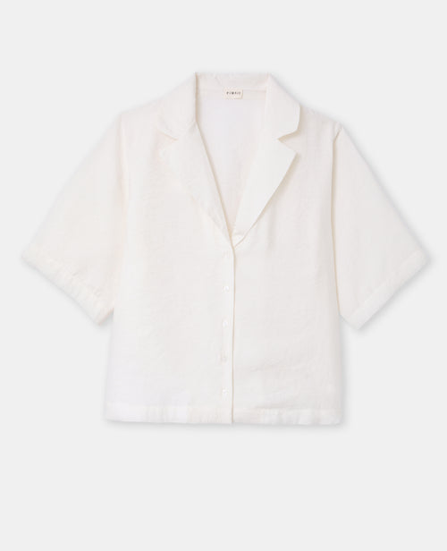 Chemise manches courtes col tailleur - PIMKIE - 4