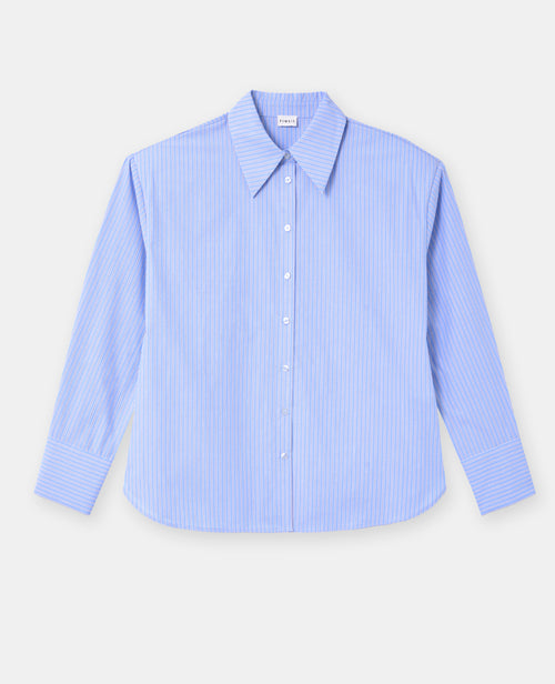 Chemise oversize rayée avec épaulettes - PIMKIE - 4