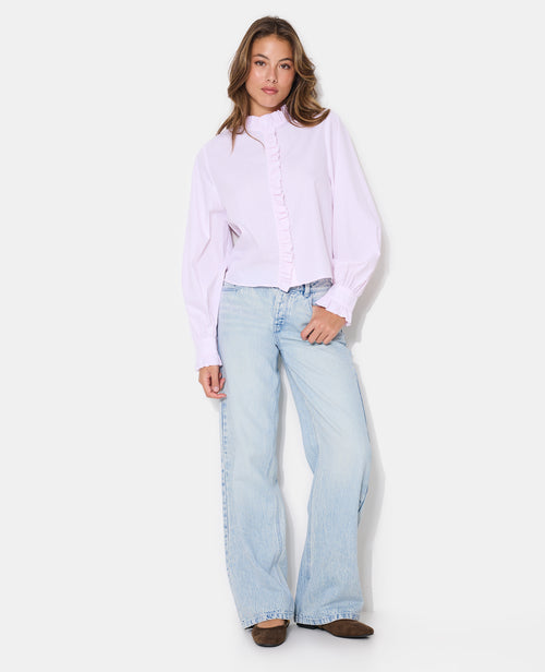 Chemise rayée avec volants - PIMKIE - 3