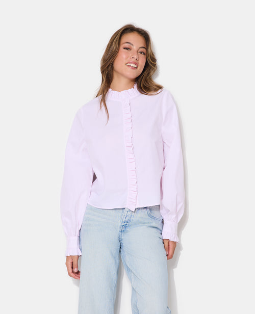 Chemise rayée avec volants - PIMKIE - 6