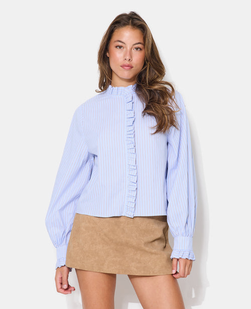Chemise rayée avec volants - PIMKIE - 1
