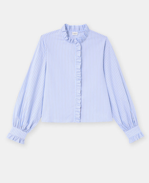 Chemise rayée avec volants - PIMKIE - 4